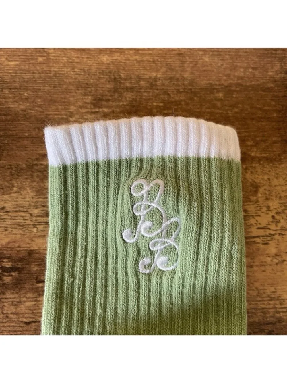 Bogey Boys by Macklemore Mens Essential Crew Socks Sz 9-12 Green White Golf